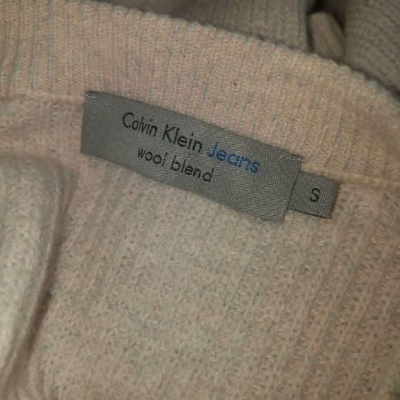 Calvin Klein Jeans Women’s Sweater Heathered Pink/ - Picture 6 of 6